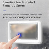 Shower Phone Holder | Waterproof Bathroom Mobile Phone Holder | Anti-Fog Case for Shower | Wall Mountable | 6.8 Inch Support Touch Screen Parent (Multicolor) 18279