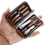 SJ 6 in 1 Nail Art Clipper Pedicure Manicure Tweezer Cutter Earpick Tool Set - 29 18057