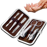 SJ 6 in 1 Nail Art Clipper Pedicure Manicure Tweezer Cutter Earpick Tool Set - 29 18057