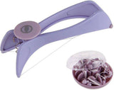 Piesome Eyebrow Face And Body Hair Threading And Removal System, Tweezers for Eyebrows, Threading Tool, Threading Machine for Women, Threading Epilators for Women (Purple) 18057