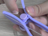 Piesome Eyebrow Face And Body Hair Threading And Removal System, Tweezers for Eyebrows, Threading Tool, Threading Machine for Women, Threading Epilators for Women (Purple) 18057