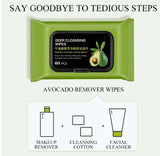 Avocado Makeup Remover Wipes (60 Pcs) 19378