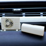 Miniature Ac Design Solar-Powered Car Air Freshener Diffuser 19378