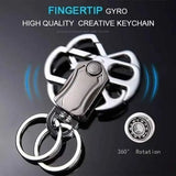4 in 1 Keychain Spinner Multi-Function Tool Waist Double Ring Keychain Gift 19378