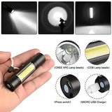 Pocket Size Mini Portable Xpe + Cob Led Tactical Flashlight 19378