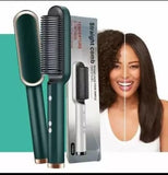 Hair Straightener brush for Women & Men, Hair Styler, Straightener Machine Brush/PTC Heating Electric Straightener with 5 Temperature Control (Multi colour) 19357
