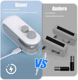 Portable Mini Sealing Machine 2 in 1 USB Rechargeable Magnetic Heat Sealing and Cutting Bag Seale 4485