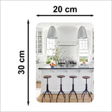 Combo of Oval Shape & Square Shape Mirror (Pack of 1) 13064
