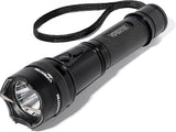 Heavy Duty Aluminum Stun Gun for Self Defense Rechargeable with LED Flashlight 4485