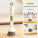 Rotatable Liquid-Adding Cleaning Brush for Scrubbing 35880