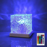 Dynamic Water Ripple Projection Light, USB Portable Night Lamp for Home Decor 22123