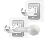 Self Adhesive Curtain Rod Holder Without Drill-(packof4) 18279