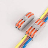 Reusable Quick Fast Electrical Wire Cable Connectors Terminal Block (Pack of 3) 19378