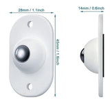 Self Adhesive Mini Swivel Casters Wheels 4 Pc (Pack of 1) 19202