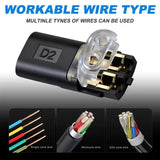 10 Pcs Waterproof 2-Pin Cable Connector 18052