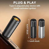 Electric Cigarette Lighter - Plug-in USB Pocket Portable Outdoor Mouth-Blow 19202